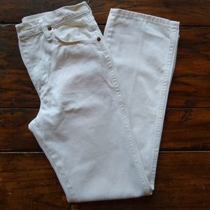 White Wrangler Jeans